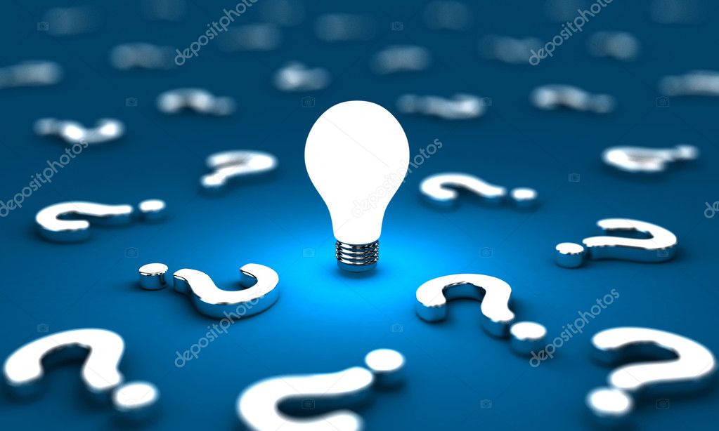 FAQ page with questions and answers on a screen